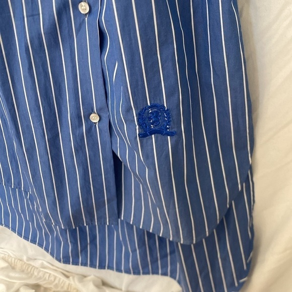 Hilfiger Collection Dress Women's Blue Stripe Tommy Hilfiger 4 - Picture 5 of 8